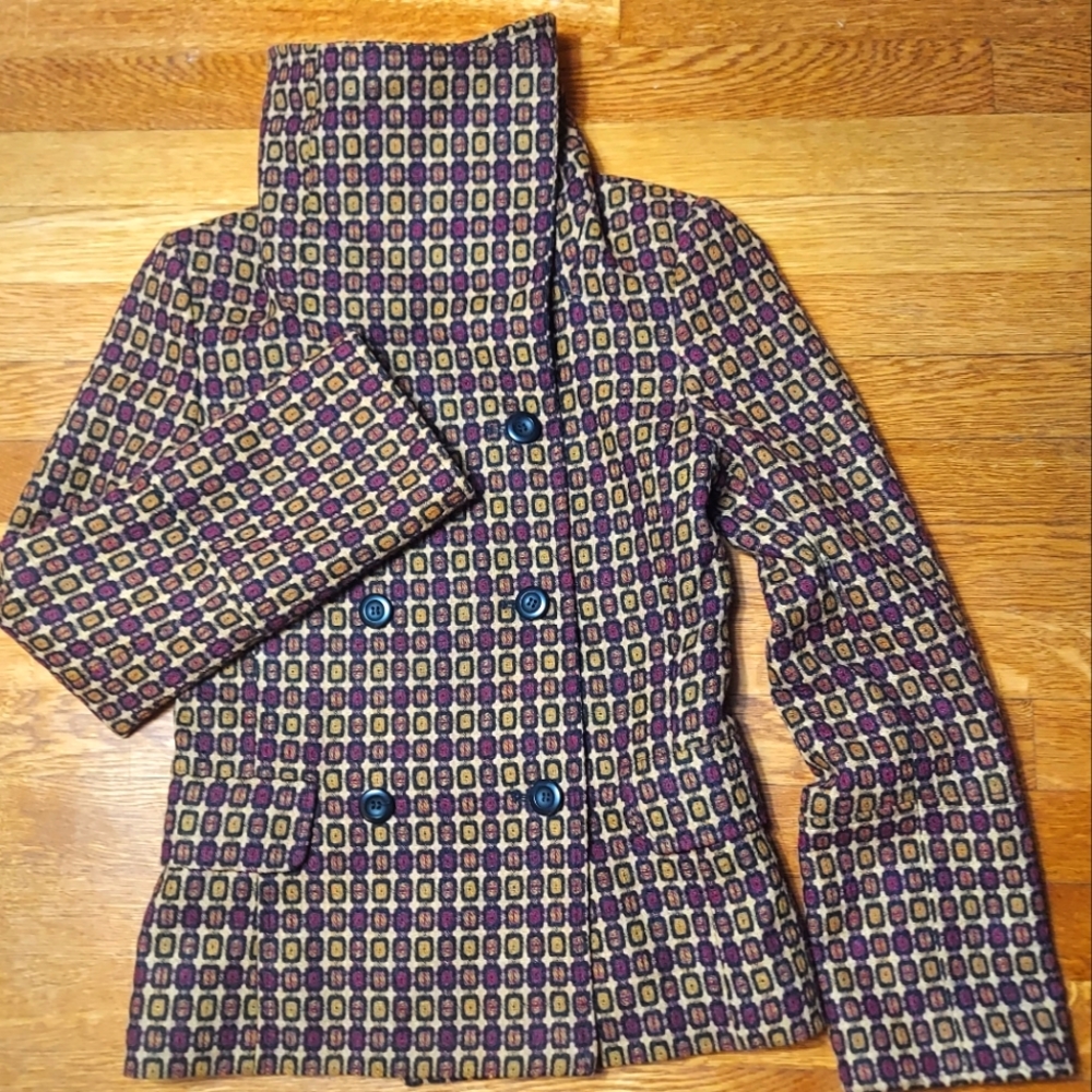 H&M Double Breasted Tweed Blazer